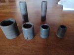Lot Of 6 Proto 1/2 "drive Point Impact Sockets Deep And Shallow Good Condition. Fixed Price $34.99.