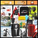 Premium 136-PIECE Roadside Emergency Car Safety Kit Heavy Duty Auto Essentials. Fixed Price $129.99.