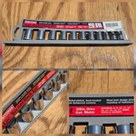 Vntg Nos Sears Craftsman Usa 11PC. 3/8 Drive 6PT Metric Socket Set 8-18MM 34464. Fixed Price $49.95.