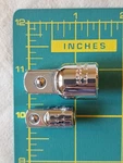 Proto Drive Size Adapter, J5256 & J5253, 1/4"F-3/8"M 3/8"F-1/2"M (set Of 2). Fixed Price $14.00.