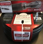 Craftsman 3/8 Drive Heavy Duty Air Ratchet Wrench Adapter & 50 Hose!. Fixed Price $88.99.