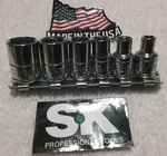 S-k Tool 6PC 1/4" Drive 6PT Socket Set Sae Usa. Fixed Price $24.56.