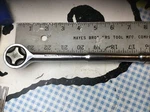 Vintage Master Mechanic #P1260 - 3/8" Drive Ratchet Socket Wrench. Fixed Price $12.00.