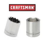 New-craftsman Sockets, 1/4, 3/8 1/2" Dr. SHALLOW/6 &12 Pt- Buy Get Free. Fixed Price $12.95.