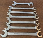 Set Of 6 Williams Superrench Flare Nut Wrenches Plus. Fixed Price $44.95.