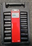 Nos 15886 Craftsman 12 Piece 1/2 Drive Point Deep Laser Sized Impact Sockets. Fixed Price $69.88.