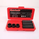 Metrinch 6 Pcs Automotive Wheelnut Socket Set W/ Case Open Box 1/2" Drive Impact. Fixed Price $48.99.