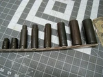 New 1/2" Drive 6-PT Deep Impact Sockets 3/8"-1" Usa Easco. Fixed Price $59.00.