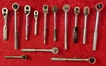 Lot Of 13 Ratchet Socket Wrenches Assorted. Fixed Price $80.00.