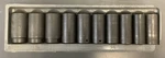 Snap-on 310SIMMADDON 10PC 1/2" Drive 25-36 6PT Deep Impact Socket Set Used. Fixed Price $349.99.