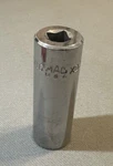 Mac Tools Usa 11/16" Point 3/8" Drive Deep Polished Chrome Socket XD226R. Fixed Price $15.00.