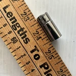 Snap-on Tools Usa New 1/4" Drive 12MM Metric Semi Deep 6PT Chrome Socket TMMS12. Fixed Price $32.99.