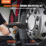 Torque Multiplier, With 4 Sockets And Storage Case For Truck Trailer Rv. Fixed Price $66.54.
