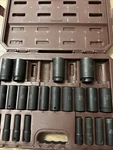 Matco Tools Adv SCDPM266V 1/2 Drive Metric Point Deep Impact Socket Set. Fixed Price $150.00.