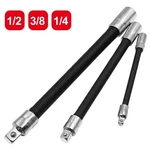 Flexible Socket Wrench Extension Bendable Impact 1/4,3/8 Or 1/2. Fixed Price $19.99.