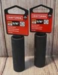 "lot Of Two" Craftsman Deep Impact Sockets 1/2" Drive X 11/16" Sae CMMT16060 New. Fixed Price $25.99.