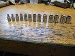 Husky Socket Set 1/4 Drive Silver 13PC Metric 3.5MM-14MM 6-POINT Shallow Rail. Fixed Price $25.00.