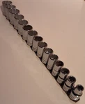 Proto 15PC 1/2" Drive Socket Set 12 Pt 3/8" 1-1/4" W/rail J54114 Usa Made New. Fixed Price $119.99.