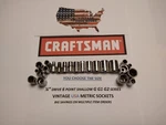 Vintage Craftsman 1/4" Drive Metric 6 Pt Shallow Socket G1 G2 You Choose Usa. Fixed Price $10.49.