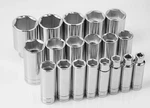 Sk Tools 4819-6 Piece 1/2" Drive Point Deep Fractional Chrome Socket Set. Fixed Price $379.99.