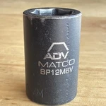 Matco Tools 12MM Shallow Impact Socket 3/8" Drive Point Adv BP12M6V. Fixed Price $18.95.