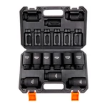 Vevor Impact Sockets Set 9PCS 6-POINT 1/2IN Metric Drive Bit Ratchet Tool Kit. Fixed Price $36.90.