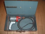 Vintage A.c. Gilbert Electric Drill Model B145 With Metal Case. Fixed Price $39.99.