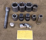 12 Williams Impact Swivel Joint Socket Extension Adapter 1/2" Drive Sae Set Usa. Fixed Price $71.53.