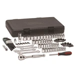 Gearwrench 88 Pc. 1/4" & 3/8" Drive 6 12 Pt. Mechanics Tool Set, Sae/metric. Fixed Price $74.16.