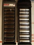New Craftsman 18 Piece Deep Well Sae And Metric Socket Set 34558. Fixed Price $64.44.