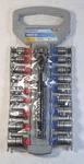 Jobsmart 3/8 Inch Drive Socket Set With Rack 19 Peice New Sealed. Fixed Price $14.00.
