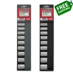 Craftsman 34558 18-PIECE Deep Socket Set Standard Sae Metric 3/8" Drive New!. Fixed Price $38.70.