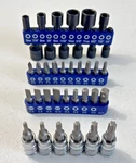 Kobalt 37PC Nut Driver Star Bit Set 1/4 Torx Hex Sockets Phillips. Fixed Price $26.99.