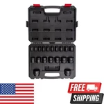 Sunex 2640 19PC 1/2" Drive Fractional Sae Impact Socket Set New. Fixed Price $123.99.