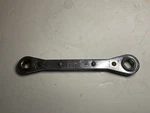 Mac Tools Rw 1214 3/8" - 7/16" Flip Ratchet Wrench Point Ln Cond. Fixed Price $5.49.