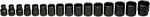 466 1/2INCH Drive 16 Pcs Set- Point Std. Metric Imp. Sockets, 10MM 27MM. Fixed Price $271.69.