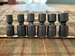 Snap On 6PC 1/2" Dr 6-PT Shallow Impact Metric Swivel Socket 14 15 16 18 21 24MM. Fixed Price $234.50.