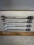 Snap-on Flex Socket 12 Pt. Open-end Sae Wrench Set (4) Fho 16,18,20,24 Usa. Fixed Price $99.97.
