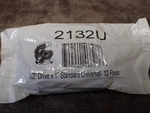 2132U Grey Pneumatic 1/2" Drive X 1" Std Length Universal Socket, 12-PT (BN11). Fixed Price $35.99.