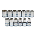 Klutch 1/2IN.-DRIVE Socket Set, Metric, 13-PC.. Fixed Price $41.99.