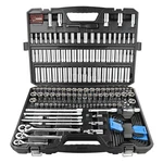 Boen 225PCS Mechanic Tool Set, 1/4" & 3/8" 1/2" Drive Socket Wrench. Fixed Price $161.49.