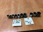 Mac Tools & Snap On 1/2" Drive Sae Shallow 10PC Socket Set 9/16" 1-1/8". Fixed Price $39.99.