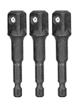 Dewalt Impact Socket Adapter Set 1/4 To 1/2 Inch 3-PACK Driver Chn DW2547IR. Fixed Price $15.68.