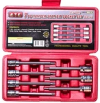 7 Piece 110MM Long Tamper Star Bit Socket Set 3/8 Inch Drive TH10 Thru TH40. Fixed Price $25.99.