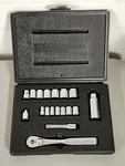Vintage Craftsman Usa Made 9 33234 - 1/4 & 3/8 Drive Socket Wrench Set 18 Piece. Fixed Price $53.99.