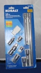 Kobalt 10PC. Drive Tool Accessory Set #337336 1/4IN 3/8IN &1/2IN New. Fixed Price $25.00.