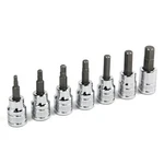 Powerbuilt 7 Piece 3/8 Inch Drive Sae Hex Bit Socket Set - 648661. Fixed Price $22.95.