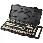 40-PIECE Drop-forged Mechanic Ratchet Wrench Socket Set With Case. Fixed Price $47.99.