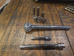 Craftsman Drive Wrench Ratchet 243796 With 6" 3/8INCH Sockets. Fixed Price $40.00.