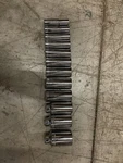 Wright Tool 1/2" Drive Point Deep Socket Set, 1-1/4" (12-PIECE) Usa. Fixed Price $199.95.